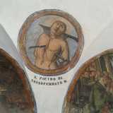 A volte gli episodi illustrati sono estremamente cruenti: � il caso di San Pietro di Sassoferrato, trafitto con una spada